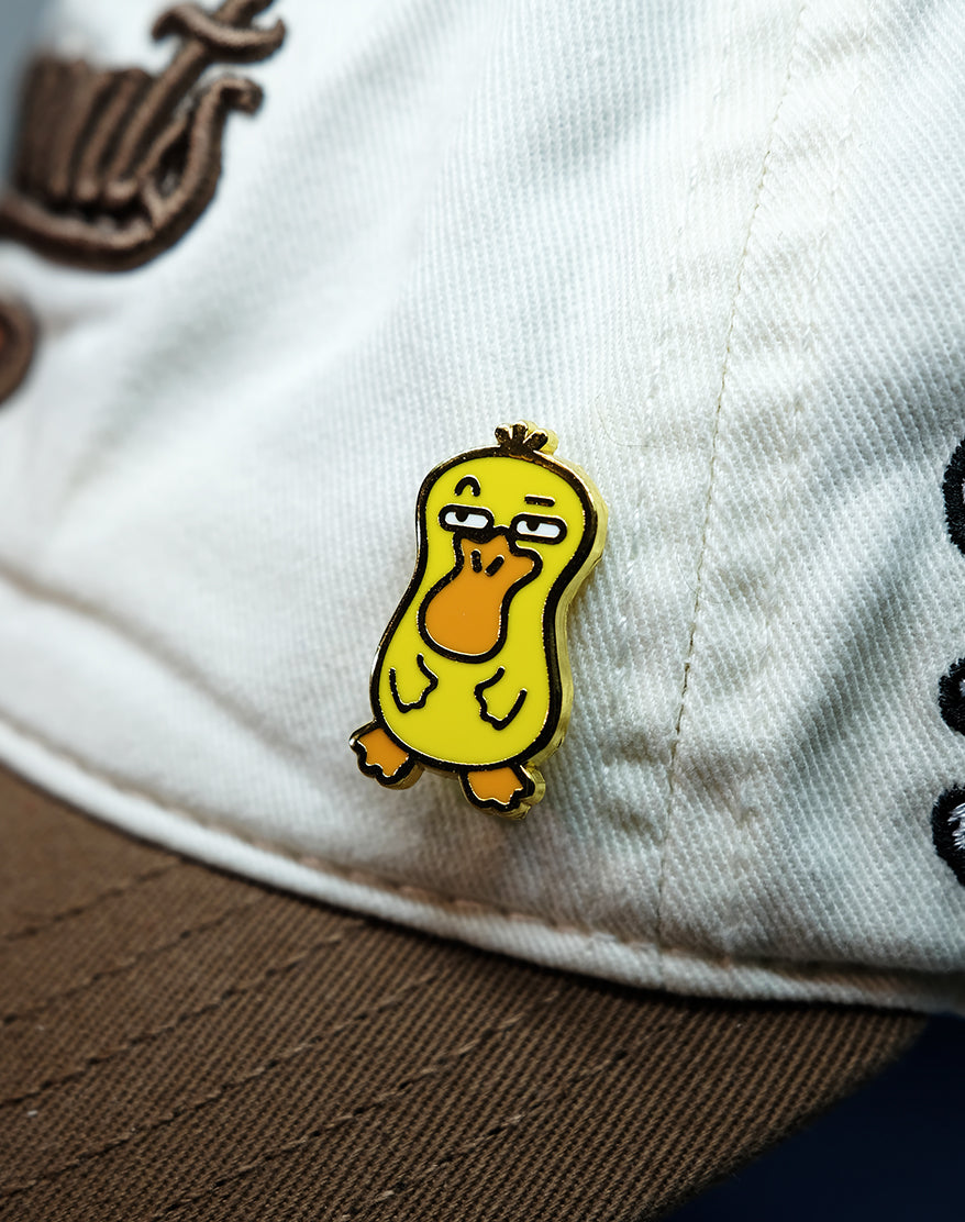 Sigh Duck Enamel Pin